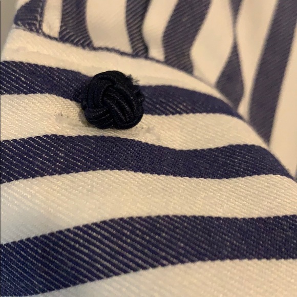 Striped button down with patch - Picture 6 of 6